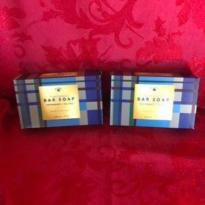 🌵3/$15 set of two Peppermint and Tea Tree plant derived bar of soap 6.25 oz
